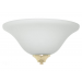 13IN ELEC SCONCE OPAL SATN GL