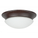 2LT-60W MB TWST-ON OPAL FLUSH MOUNT