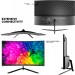 Viotek 27” Curved LED Monitor NBV27CB22 75Hz Monitor for School & Office | FHD 1080p w/Speakers | 4000:1 High Contrast VA Panel - NBV27CB22