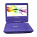 7'' DVD SD USB Swivel Remote Bat- Purple