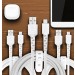 IHOME 3PK USB-C TO USB-A CHARGING CABLE