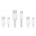 IHOME 3PK USB-C TO USB-A CHARGING CABLE