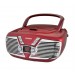 SYLVANIA SRCD211-RED PORTABLE CD BOOMBOX