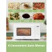 Retro Microwave 0.7 Cu Ft 700 Watt