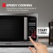 Microwave 0.9 Cu Ft 900W, Stainless