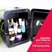 15-Can Mini Fridge Stainless Steel