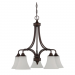 5LT 100W MB DARBY CHANDELIER DOWN