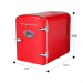Frigidaire 9 Can Red