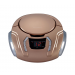 CD Boombox with AM/FM Radio Champaigne