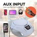 CD BOOMBOX WITH AM/FM RADIO - WHITE