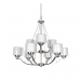 9-LT 2-TIER 60W MB ABBOT CHANDELIER
