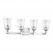 4LT 100W MB ARDEN VANITY WITH CLR SEEDY
