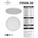 8IN LED ROUND PANEL 18W 3000K 1370LM