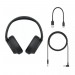 SONY WHCH720N HEADPHONES BLACK