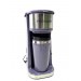 Frigidaire Stainless Steel Coffee Maker - Single Cup With Insulted Travel Mug ECMK095 with 420ml Capacity Lavender