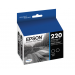 Epson 220 Ink Cartridge Black 2-pack