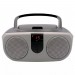 Proscan Portable CD Radio Boombox Silver