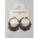 BEADED HOOP EARRINGS