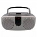 Proscan Portable CD Radio Boombox Silver