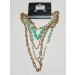 NECK SET BEAD CHAIN DROPS