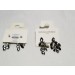 SILVER SCALE DROPS EARRINGS