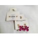 BOUGAINVILLA FLOWER DROP EARRINGS
