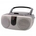 Proscan Portable CD Radio Boombox Silver