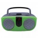Proscan Portable CD Radio Boombox, Green