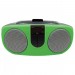 Proscan Portable CD Radio Boombox, Green