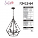 3LT 60W CB LYRIC CAGE PENDANT