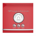 FRIGIDAIRE 2 SLICE RETRO TOASTER RED