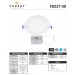 5CCT ROUND LED RECESSED DOWNLIGHT,15W,CR