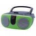 Proscan Portable CD Radio Boombox, Green