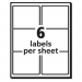 Avery White Mailing Labels