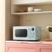 Retro Microwave 0.9 cu.ft, 900W, Green