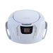 CD Boombox with AM/FM Radio - White