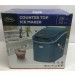 GINNYS 26LBS COUNTER TOP ICE MAKER BLUE