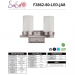 2LT LUMINETTE VANITY OPAL GLS BSN