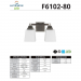 LED 2LT VANITY 8W X 2 3000K 1040LM CRI80