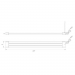 4' LED Shop Light w/pull chain