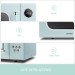 Retro Microwave 0.9 cu.ft, 900W, Green