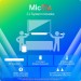 VIZIO - MicMe 2.1 Karaoke Soundbar, 2 Wireless Mics, Wireless Subwoofer w/ Dolby Atmos - White - SK210X-0805
