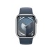 APPLE WATCH S9 SILVER/STORM BLUE S/M 41M