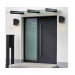 1LT 4IN SQUARE ALUM WALL SCONCE OB