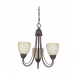 TEMPEST 3 LIGHT GU-24 CHANDELIER