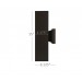 2LT 4IN SQUARE ALUM WALL SCONCE