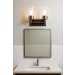 ESQUIRE 2LT VANITY WITH CLEAR GLASS MB