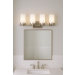 4LT LUMINETTE VANITY OPAL GLS BSN