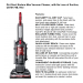 Dirt Devil Endura Max Vacuum Cleaner, with No Loss of Suction, UD70174B, Red