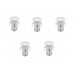 3" White Complete Fixture Fixed Flood